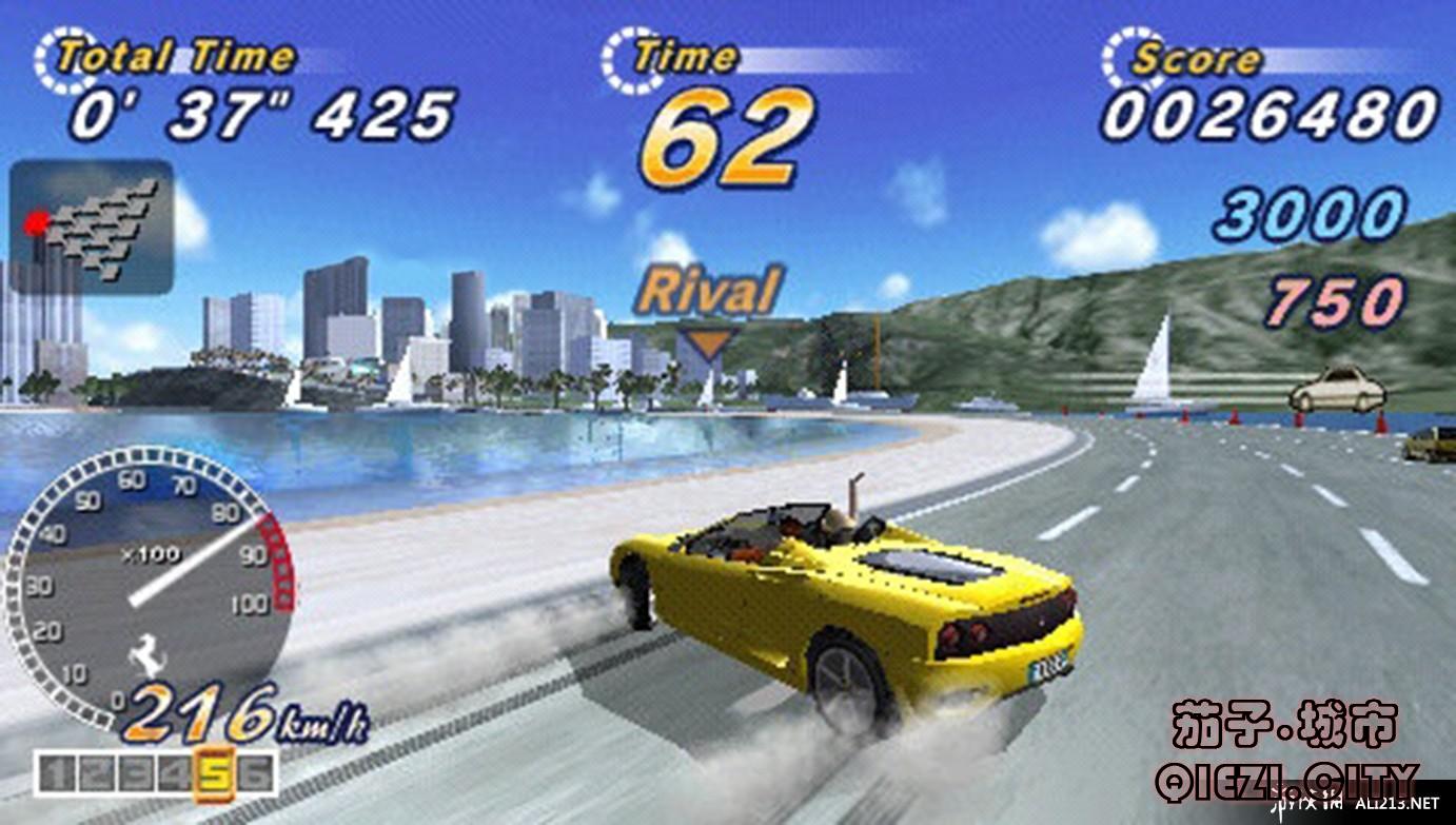 PSP OutRun 2006 超越赛车2006：咫尺天涯ISO下载_PSP_ROMS.FUN_ROMS乐园