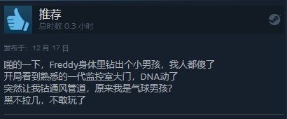 《玩具熊的五夜后宫：安全漏洞》上线Steam“多半好评”